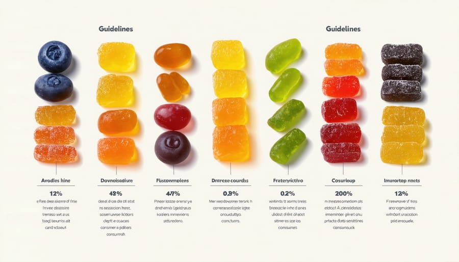 Infographic displaying demographic data and consumer behavior for freeze-dried candy enthusiasts